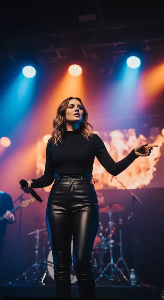 bodysuit-leather-pants