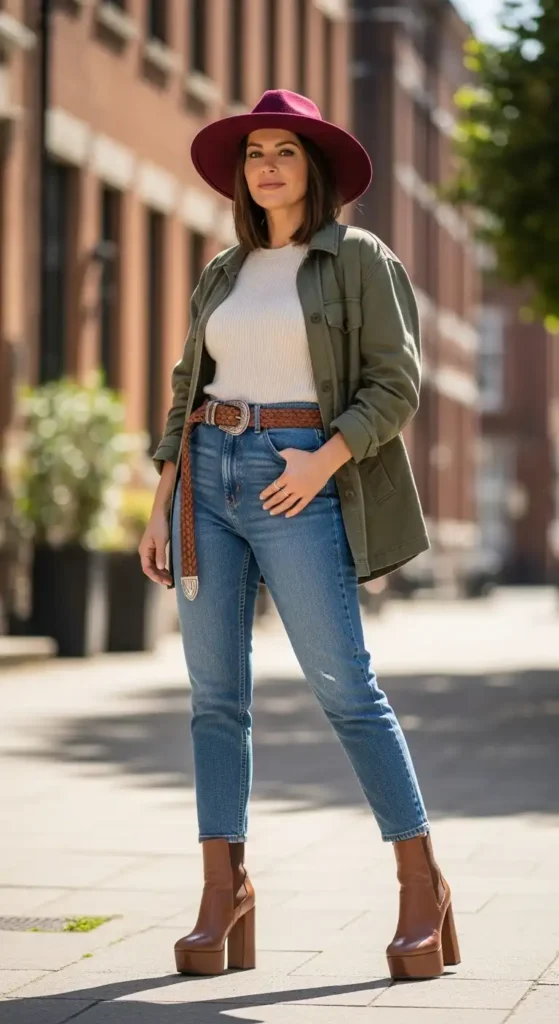 15 Game-Changing Casual Chic Women Outfits You Need Now 11 bold-accent-pieces-hats-belts-and-shoes