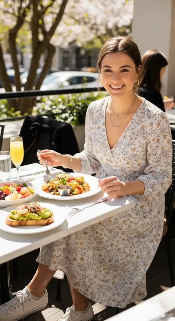flowy-floral-midi-dress-with-sneaker