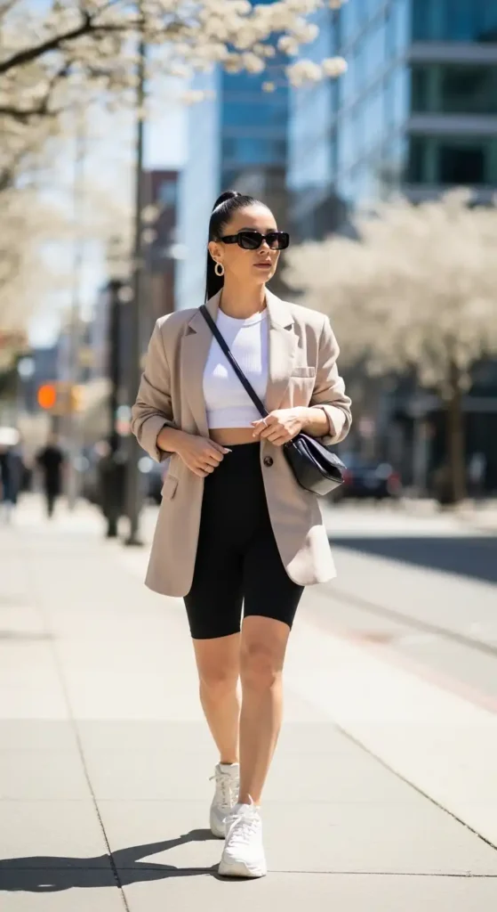 sporty-chic-with-biker-shorts-and-oversized-blazers
