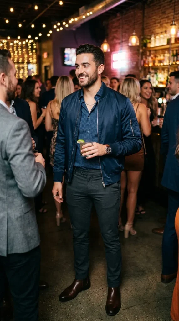 bomber-jacket-with-dress-shirt