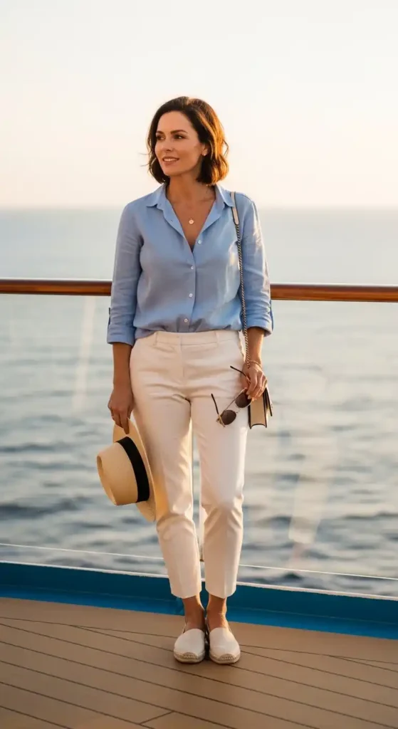 button-down-shirt-ankle-pants