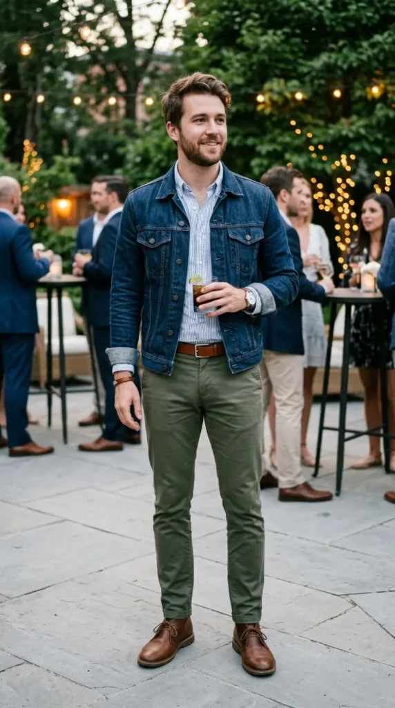 casual-denim-jacket-with-chinos