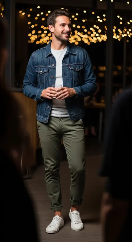 casual-denim-jacket-with-chinos