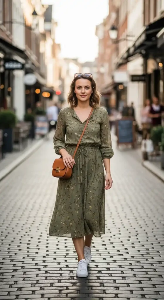 casual-dress-with-sneakers