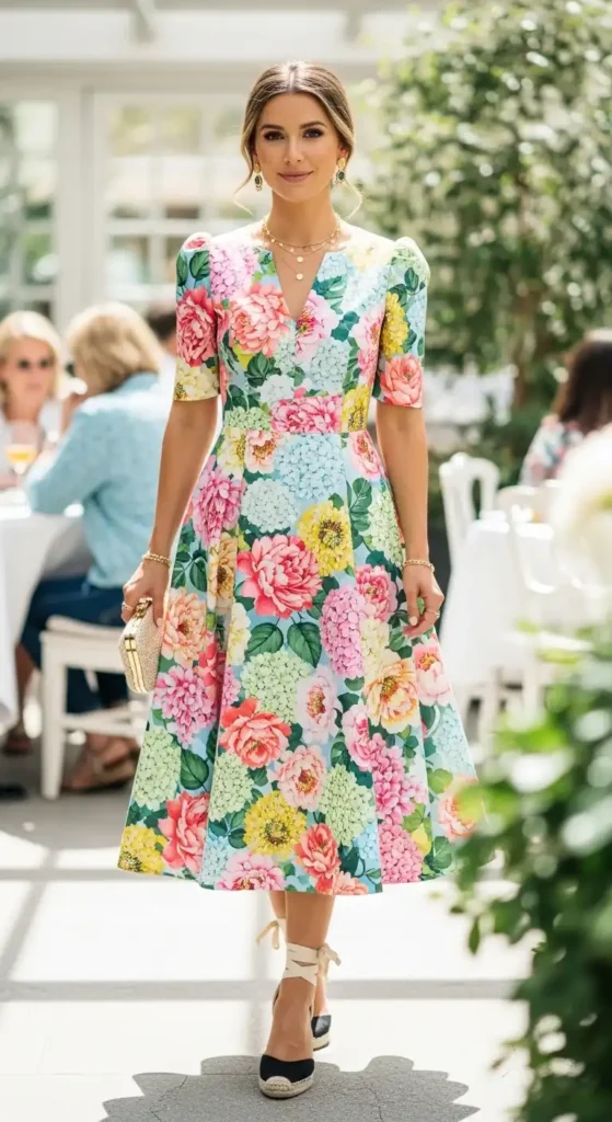 floral-midi-dress-with-wedges