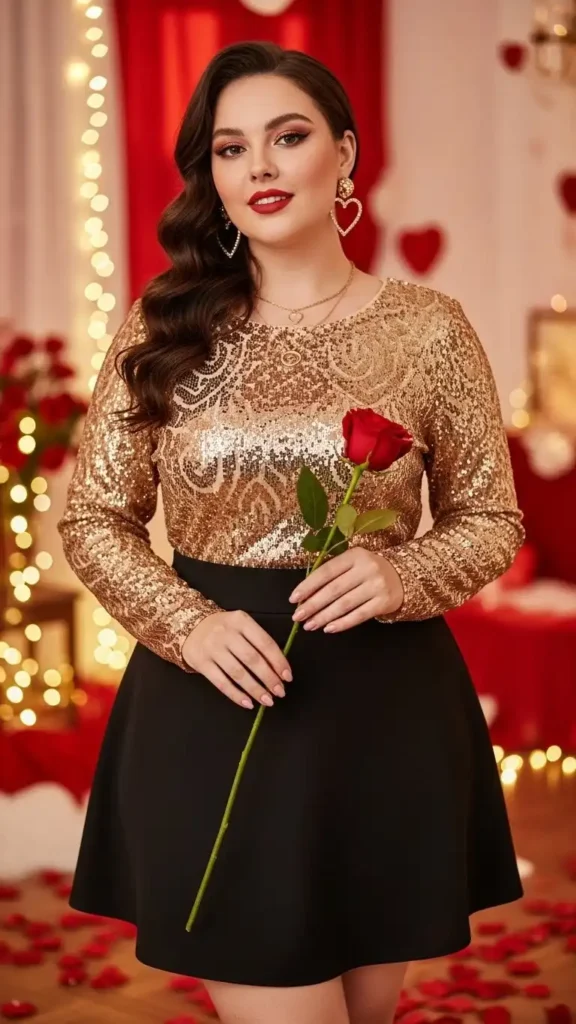 gold-sequin-top-with-black-skirt