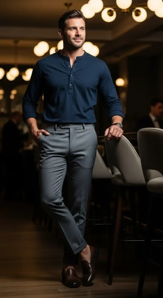 henley-shirt-with-slim-trousers