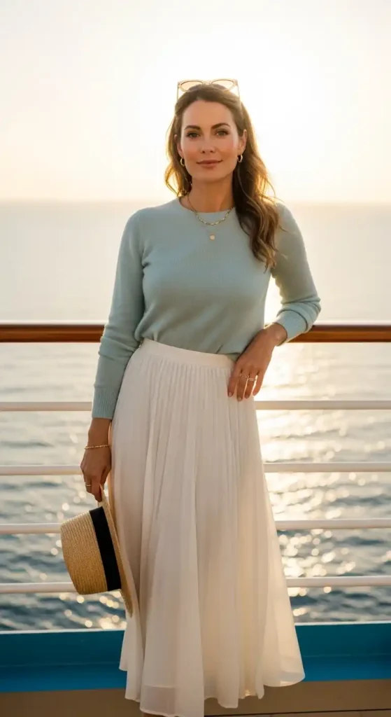 light-sweater-pleated-skirt