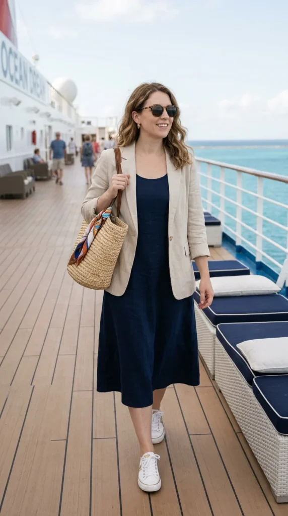 lightweight-blazer-simple-dress