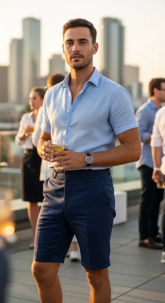 linen-shirt-with-tailored-shorts