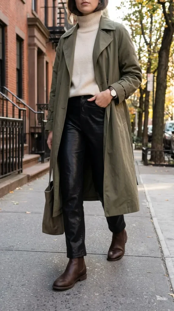 long-coat-with-leather-pants