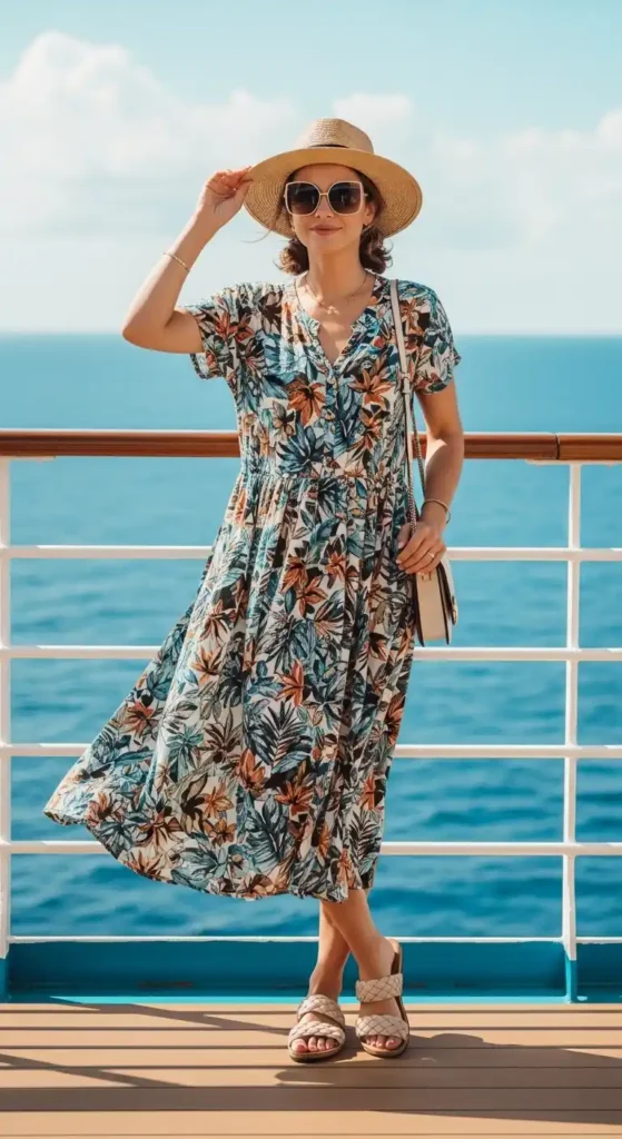 midi-dress-comfortable-sandals