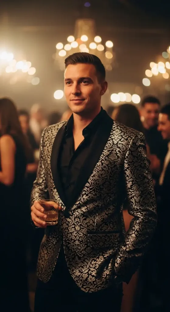 patterned-blazer-with-solid-shir