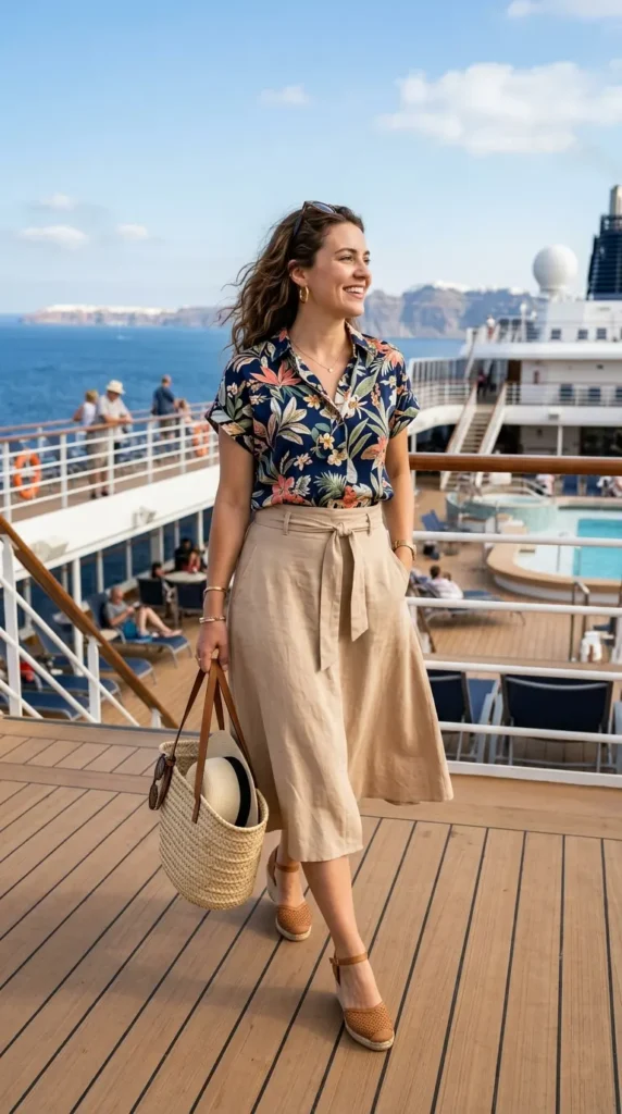 printed-blouse-midi-skirt