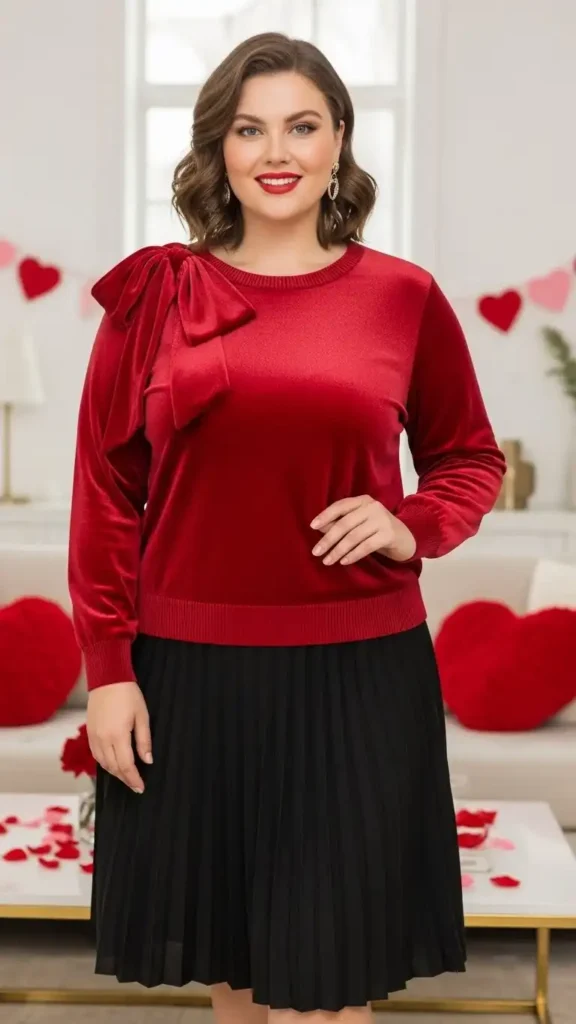 red-velvet-sweater-with-bow-detail