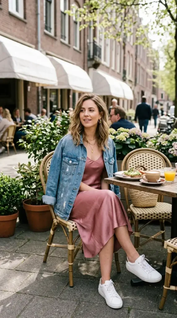 satin-slip-dress-and-denim-jacket