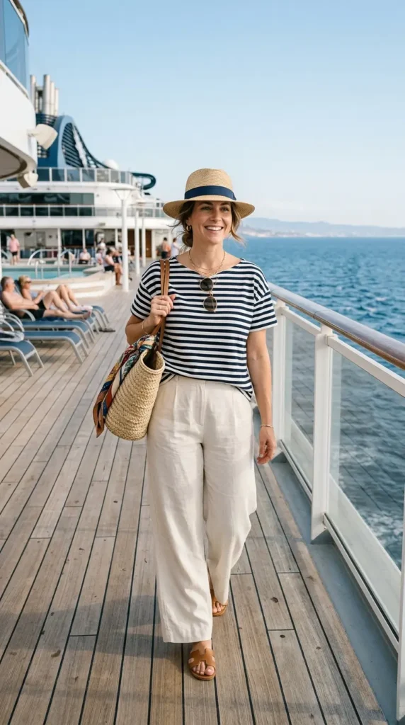 striped-top-relaxed-trousers