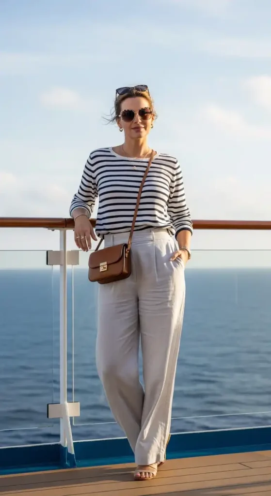 striped-top-relaxed-trousers