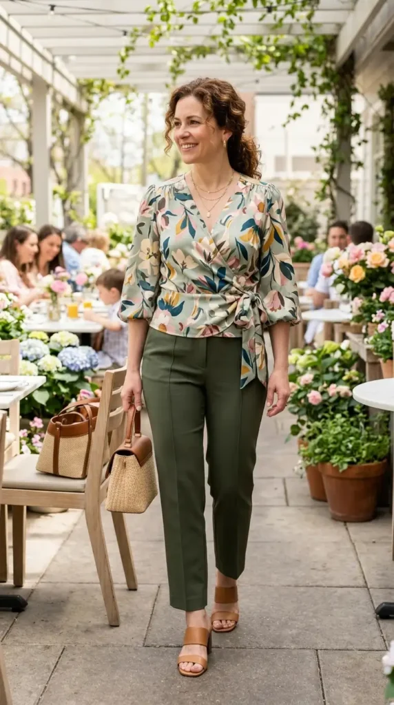 the-printed-wrap-blouse-with-tailored-trousers