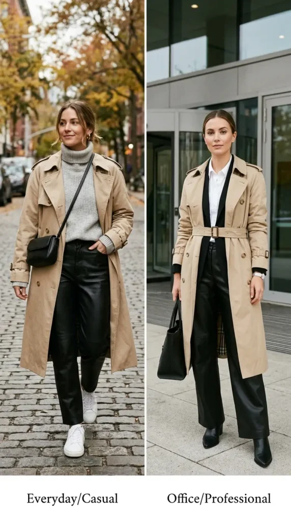 trench-coat-with-leather-pants