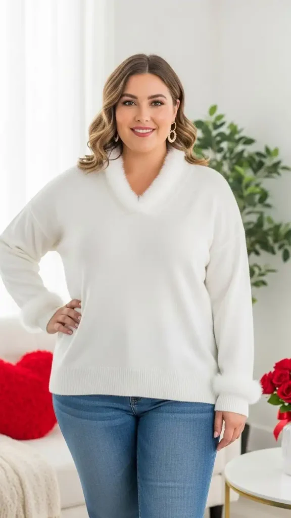 white-faux-fur-trim-sweater-with-jeans