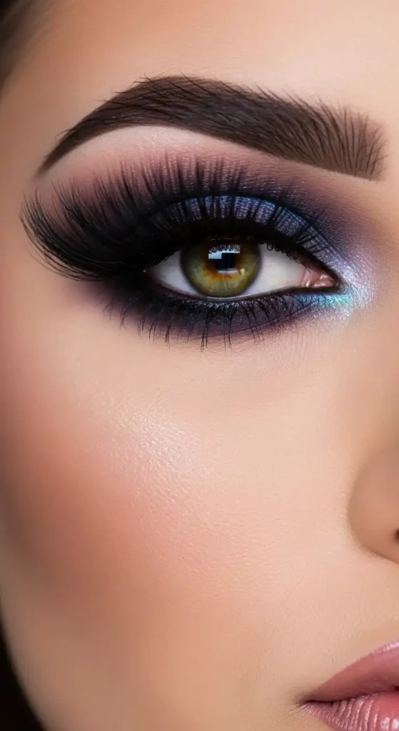 17 Top Glam makeup looks for Parties, Weddings & Night Outs 17 dramatic-false-lashes