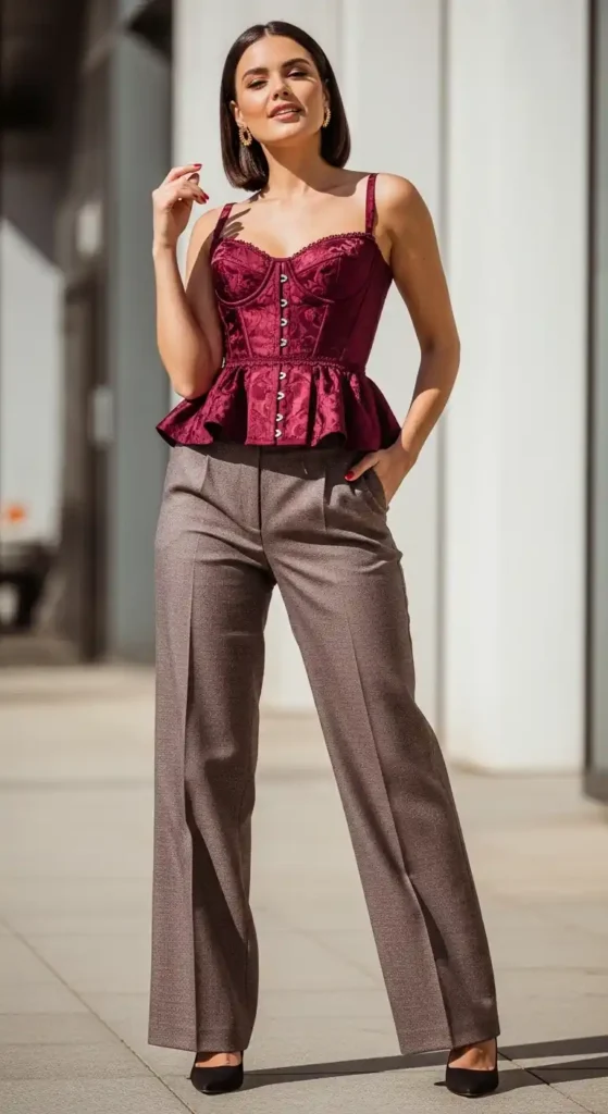 peplum-corset-top-with-trousers