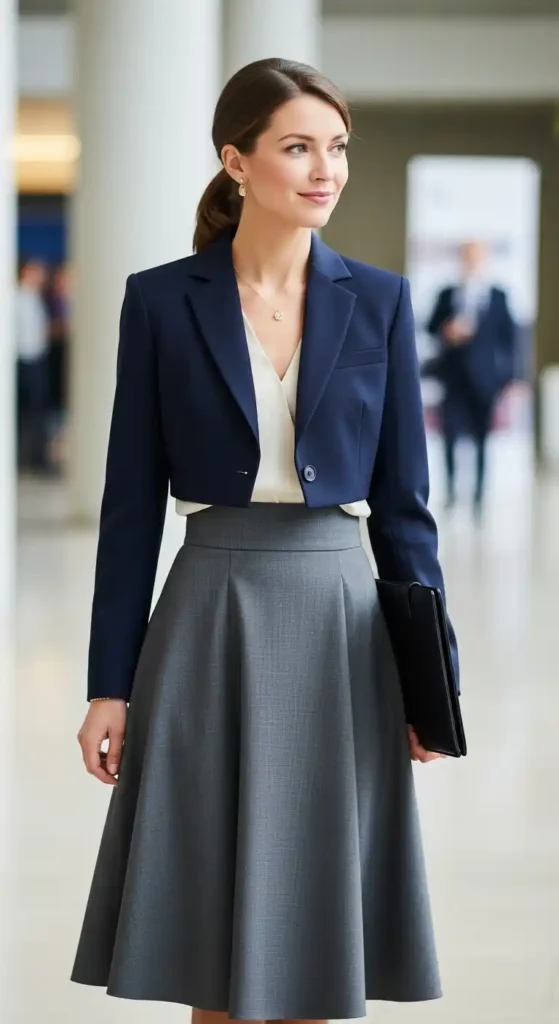 cropped-blazer-with-high-waist-skirt
