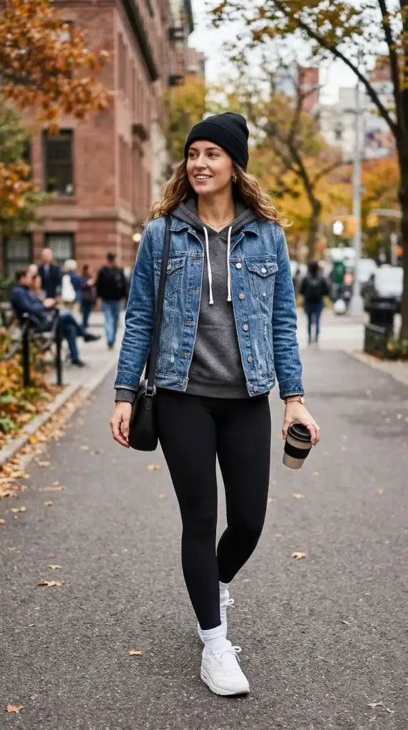 denim-jacket-over-hoodie-leggings