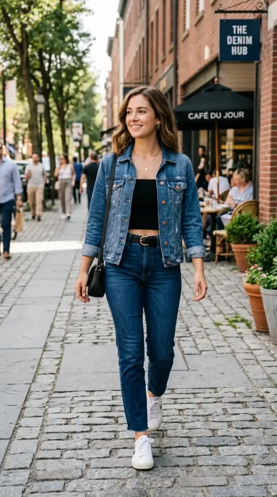 jacket-over-tube-top-jeans