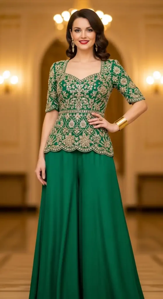 palazzo-jumpsuit-with-embellished-top