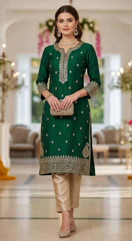 straight-cut-kurta-with-cigarette-trousers