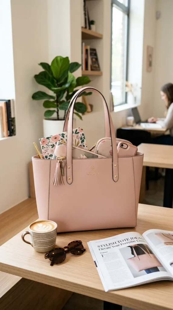 16 Must-Have Tote Bags for Everyday Style and Function 16 pink-lucy-tote