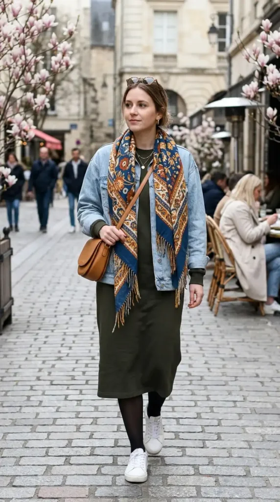 printed-scarf-styled-over-a-dress