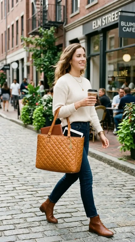 16 Must-Have Tote Bags for Everyday Style and Function 6 quilted-butterscotch-tote