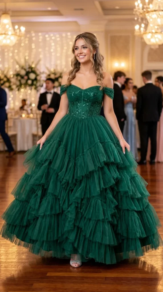 ruffled-tulle-dress