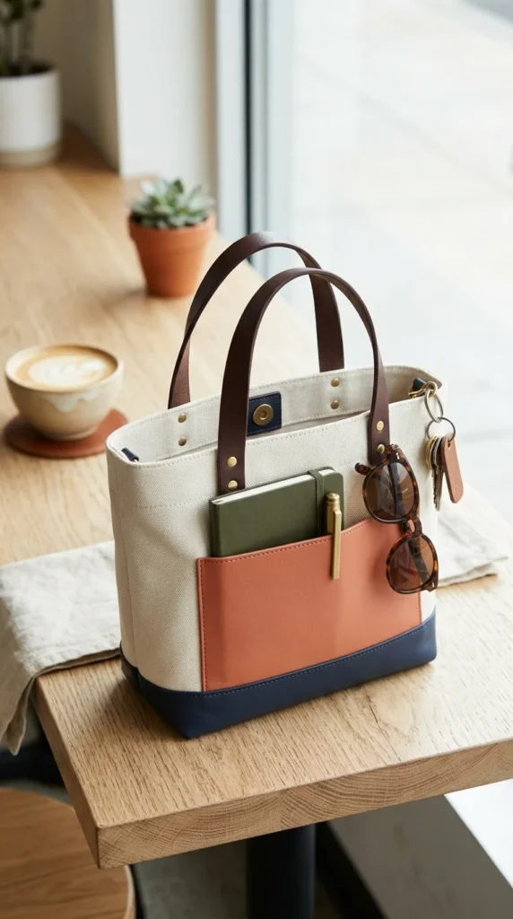 16 Must-Have Tote Bags for Everyday Style and Function 8 small-colour-blocked-tote