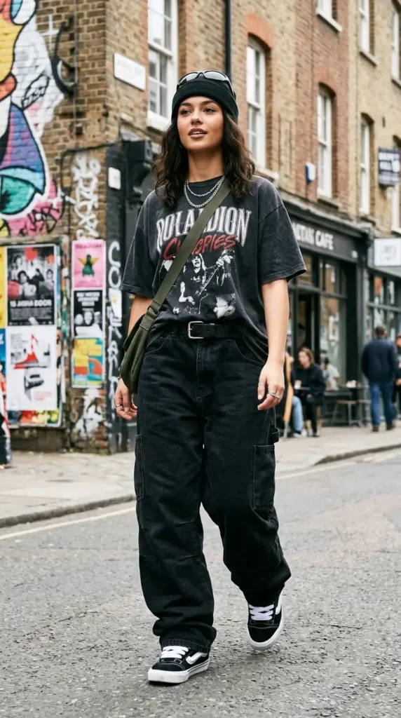 black-baggy-jeans-with-a-graphic-t-shirt.