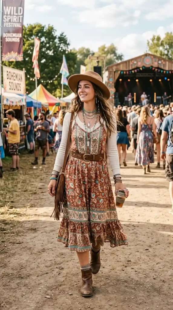 boho-slip-dress-over-a-long-sleeve-thermal