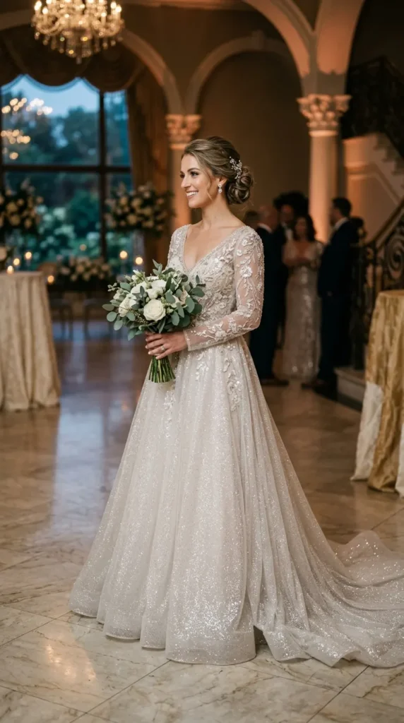 glitter-tulle-evening-wedding-gown