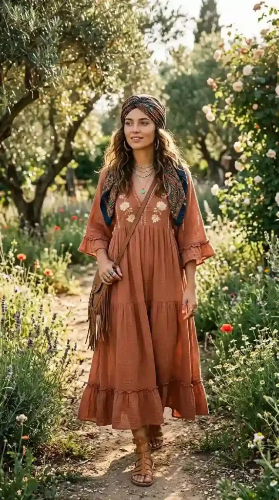 head-scarf-and-flowy-sundress