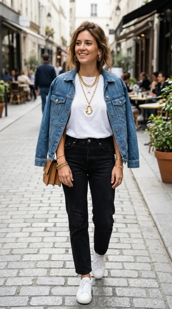 15 Game-Changing Casual Chic Women Outfits You Need Now 10 layered-accessories-and-statement-necklace