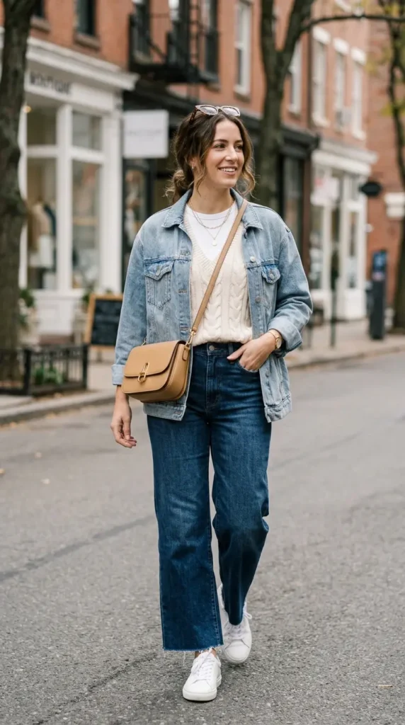 15 Game-Changing Casual Chic Women Outfits You Need Now 16 layered-neutral-harmony-with-vests-and-denim