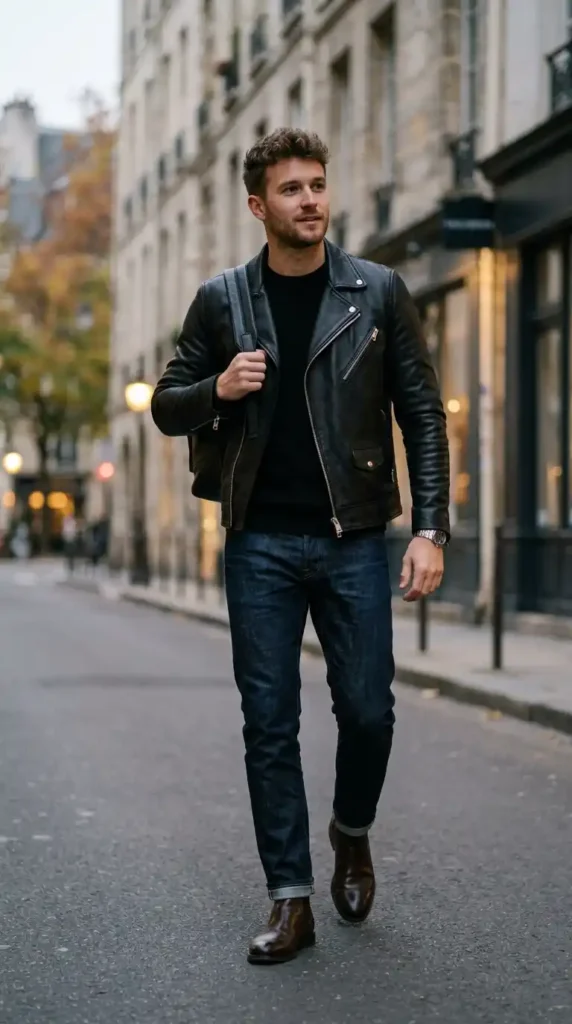 leather-jacket-with-dark-jeans