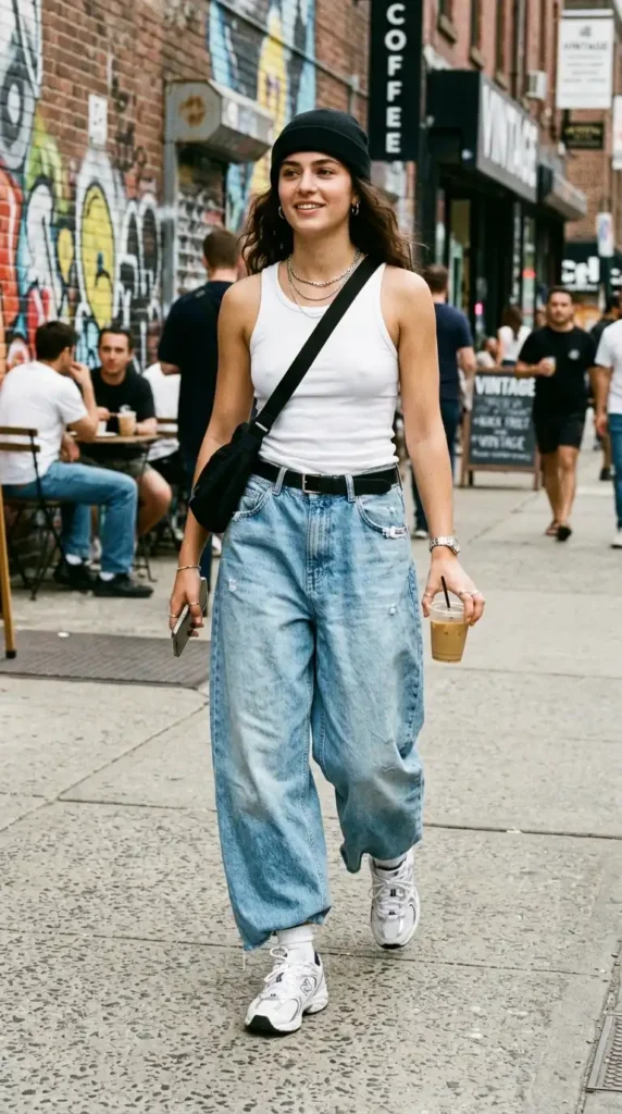 light-wash-oversized-denim-with-a-tank-top