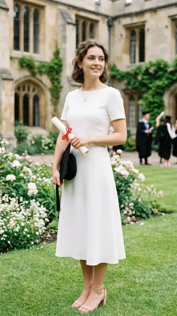 15 Women's Graduation Dress Ideas to Look Elegant on Your Big Day 15 minimalist-graduation-dress