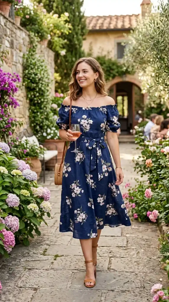 off-shoulder-midi-dress