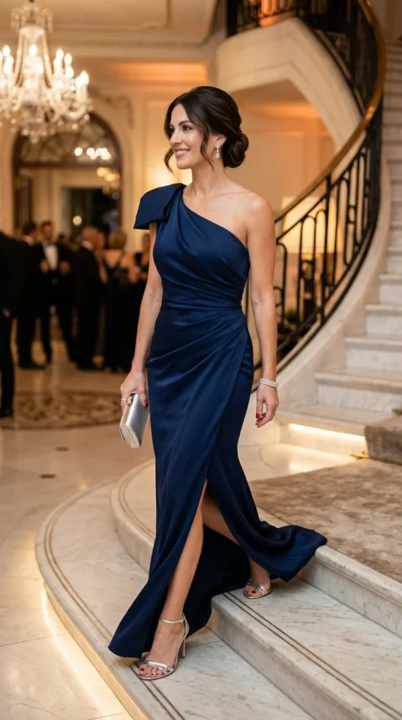 one-shoulder-evening-dress