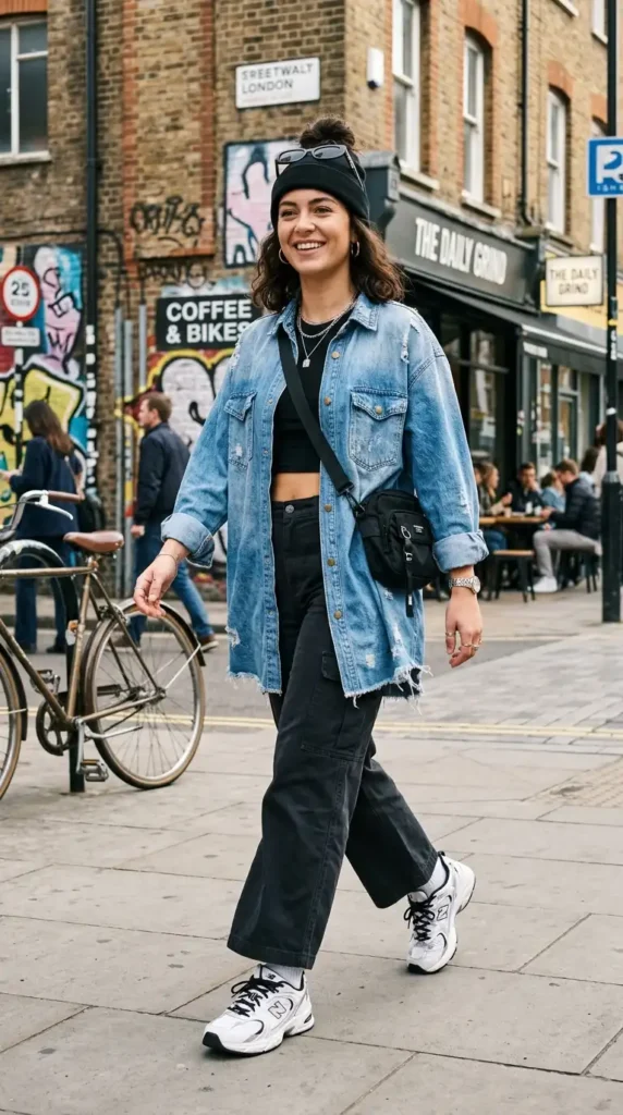 16 Trendy Oversized Shirt Styles for a Fashionable Streetwear Look 3 oversized-denim-shirt-style
